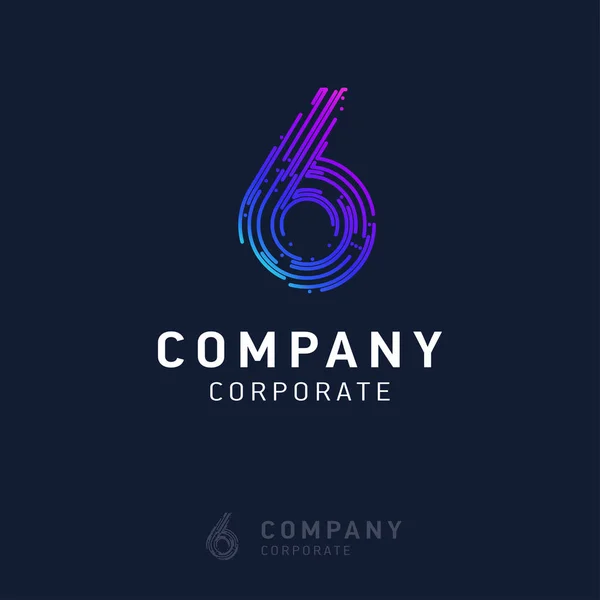 Вектор Дизайну Логотипу Компанії — стоковий вектор