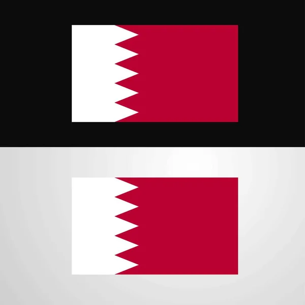 Бахрейнский Флаг — стоковый вектор