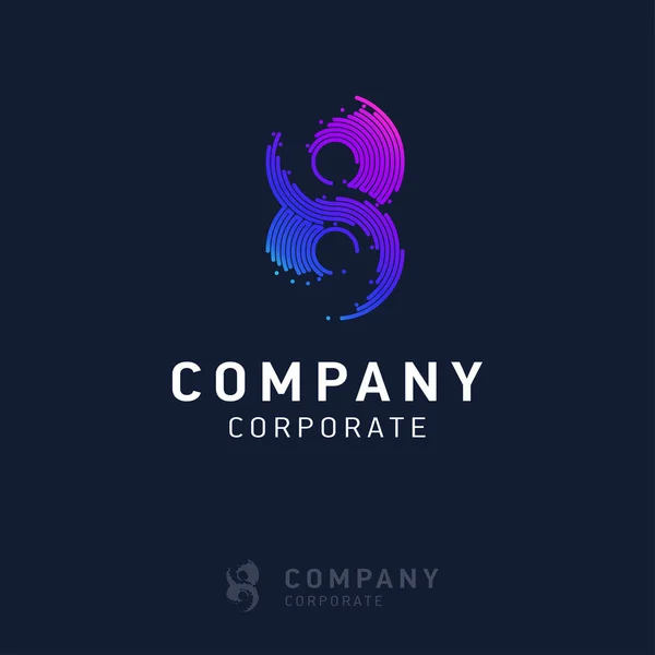 Company Logo Design Vector — Stock Vector