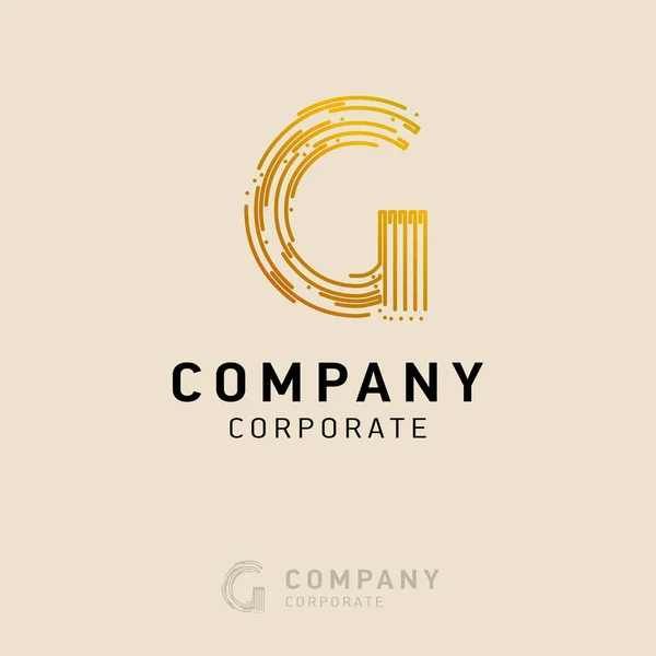 Company Logo Design Visiting Card Vector — Stock Vector