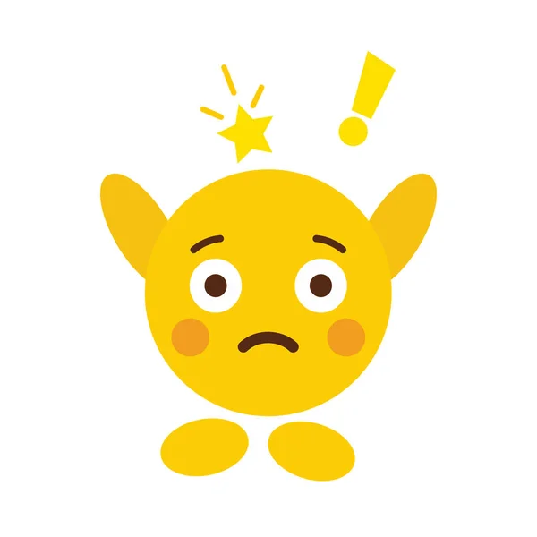 Emoji 아이콘 디자인 화려한 일러스트 — 스톡 벡터