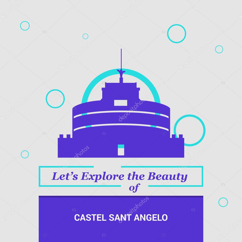 Let's Explore the beauty of Castel Sant Angelo Rome, Italy. National Landmarks