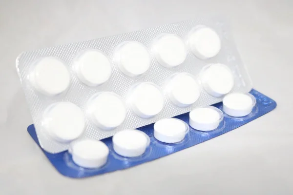 Close View Medicine Tablets Packet — Stock Photo, Image