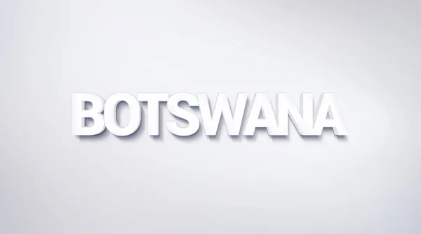 Botswana, text design. calligraphy. Typography poster. Usable as Wallpaper background