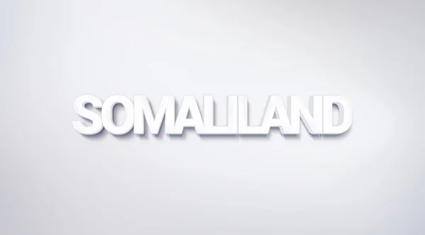 Somaliland, text design. calligraphy. Typography poster. Usable as Wallpaper background
