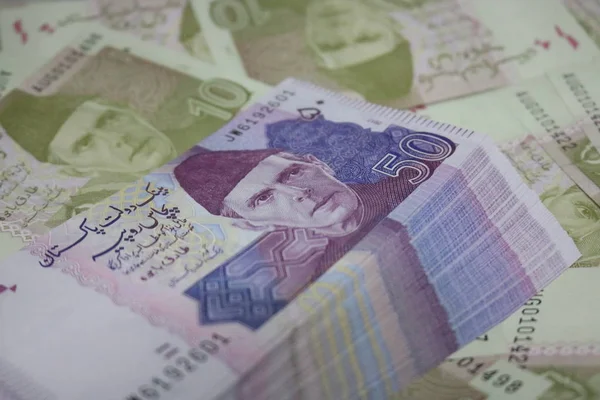 Pakistani currency mix note bundle