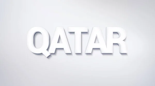 Qatar, text design. calligraphy. Typography poster. Usable as Wallpaper background