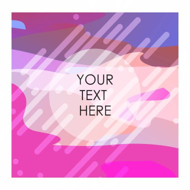 Renkli arka plan ile tipografi tasarlamak vektör