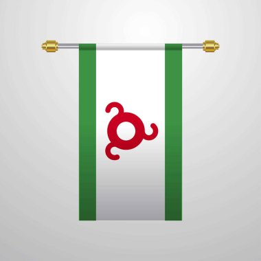 Bayrak, vektör çizim asılı İnguşetya