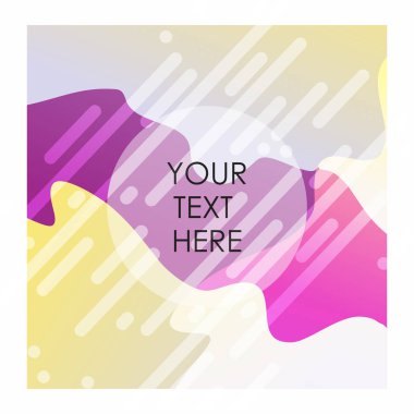 Tipografi vektör ile renkli arka plan