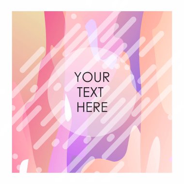 Tipografi vektör ile renkli arka plan