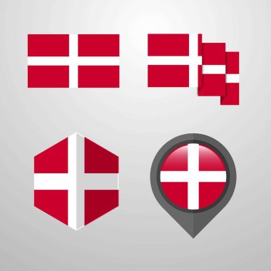 Malta bayrağı tasarım egemen askeri sipariş vektör ayarla