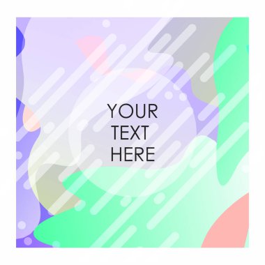 Tipografi vektör ile renkli arka plan