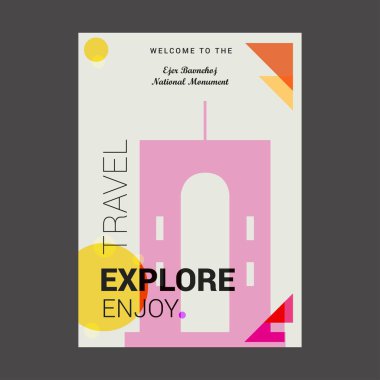 Ejer Bavnehoj Ulusal Anıtı, Danimarka Hoşgeldiniz keşfetmek, seyahat zevk Poster şablonu