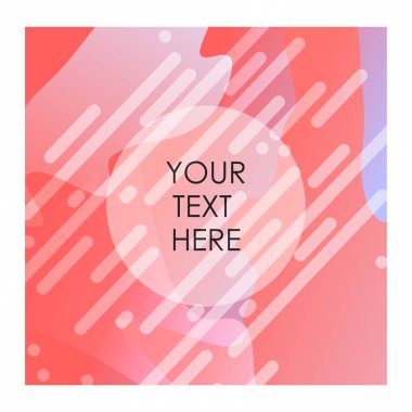 Renkli arka plan ile tipografi tasarlamak vektör