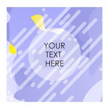 Typogrpahy vektörlü beyaz ve mor fırın