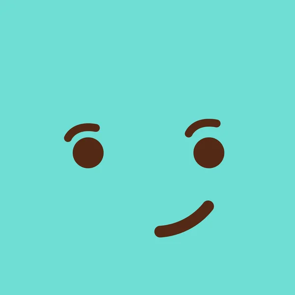 Kızgın Emoji Simgesi Tasarım Renkli Vektör Çizim — Stok Vektör
