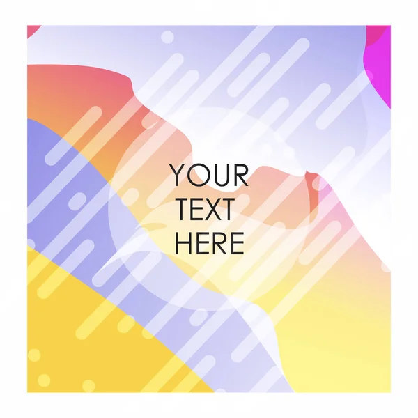 Colorful Background Typography Vector — Stock Vector