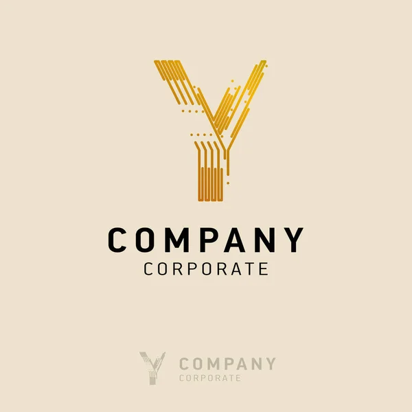 Conception Logo Entreprise Avec Vecteur Carte Visite — Image vectorielle