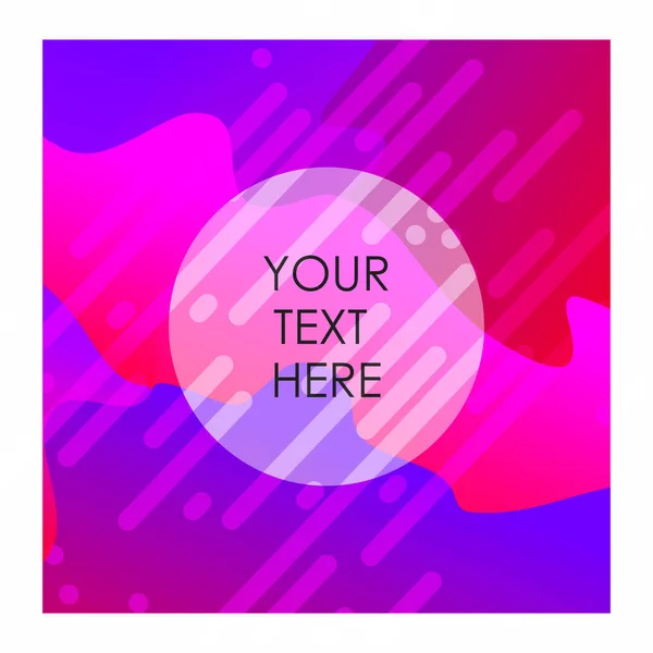 Fond Multicolore Avec Vecteur Typographique — Image vectorielle