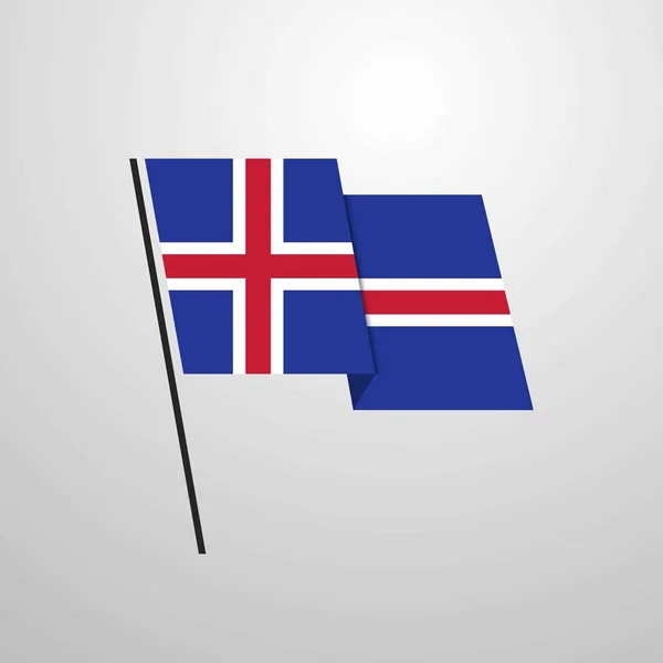 冰岛标志图标向量例证 — 图库矢量图片