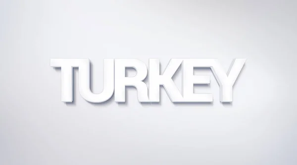 Turkey, text design. calligraphy. Typography poster. Usable as Wallpaper background