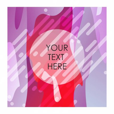 Tipografi vektör ile renkli arka plan