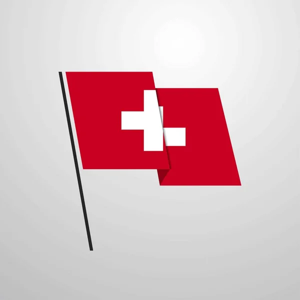 Switzerland Flag Icon Vector Illustration — Stock Vector