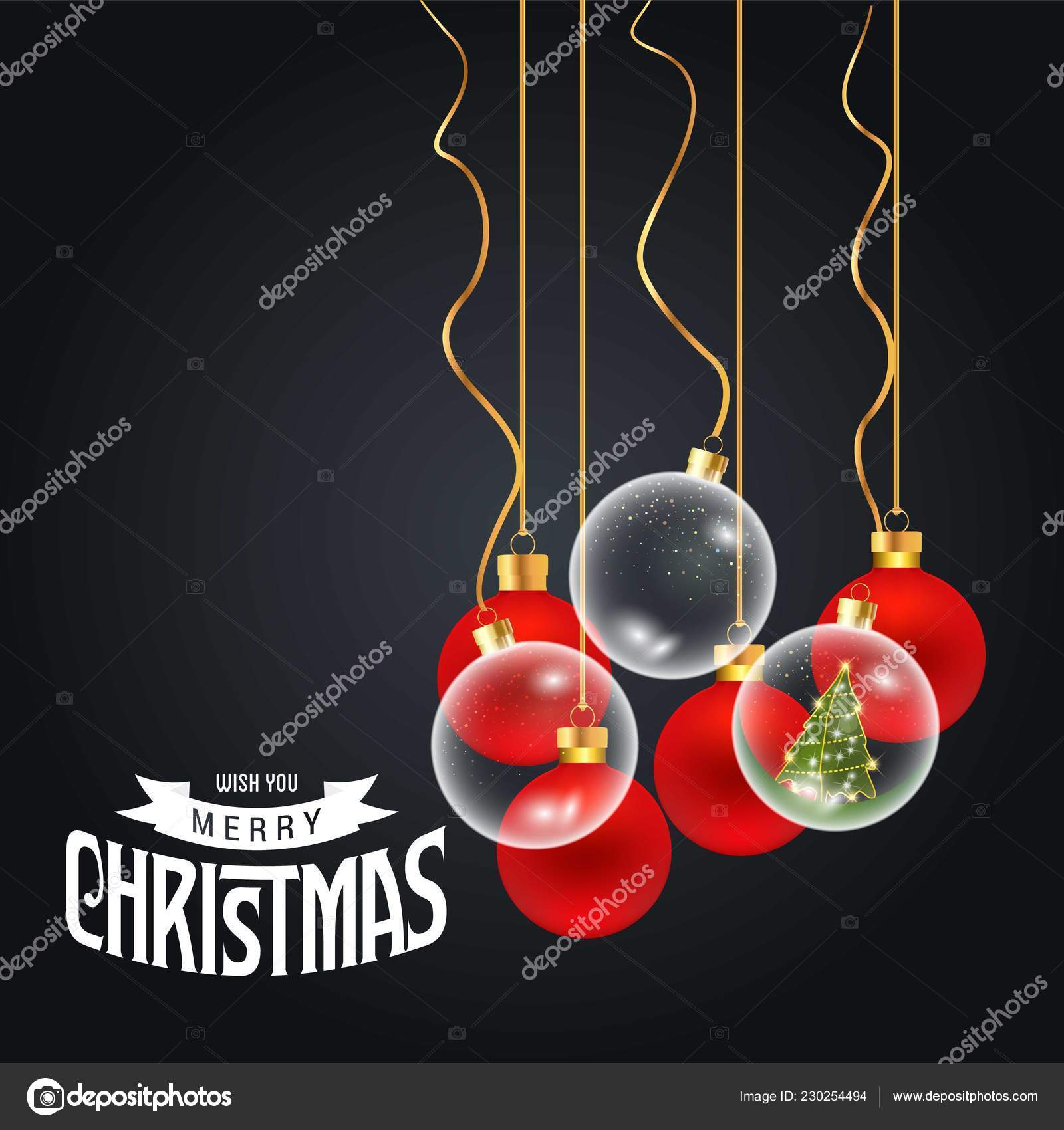Frohe Weihnachten Karte Mit Kreativem Design Und Dunklem Hintergrund Vektor Vektorgrafik Lizenzfreie Grafiken C Ibrandify Depositphotos