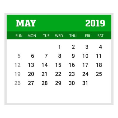 2019 mutlu yeni yıl takvim şablonu olabilir. Noel arka plan