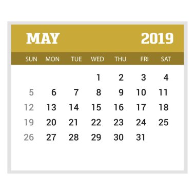 2019 mutlu yeni yıl takvim şablonu olabilir. Noel arka plan