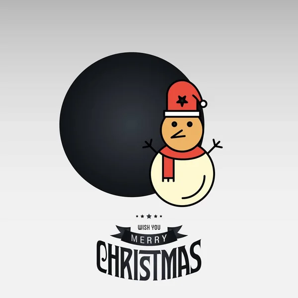 Tarjeta Navidad Con Diseño Elegante Creativo Vector Fondo Luz — Archivo Imágenes Vectoriales