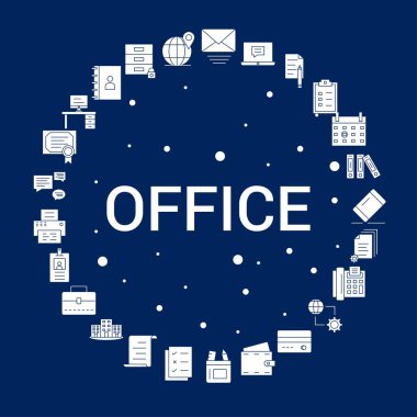Yaratıcı Office simge arka plan