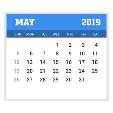 2019 mutlu yeni yıl takvim şablonu olabilir. Noel arka plan