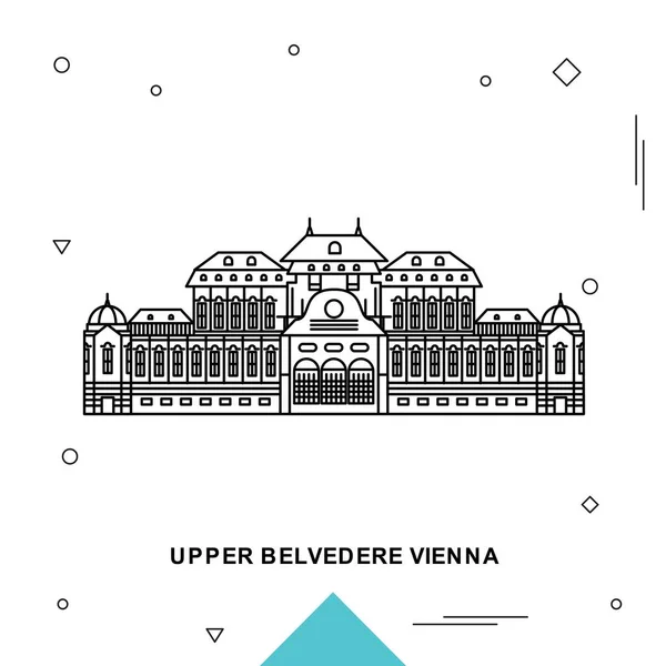 Superior Creido Viena Ilustración Vectorial — Vector de stock