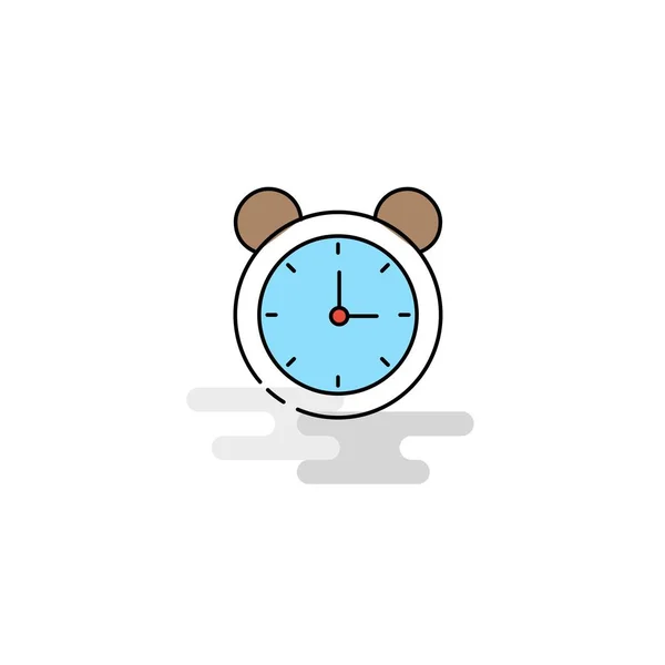 Icono Alarma Plana Vector — Vector de stock