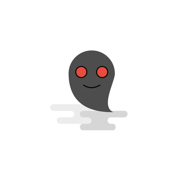 Flat Ghost Icon Vector — Stock Vector