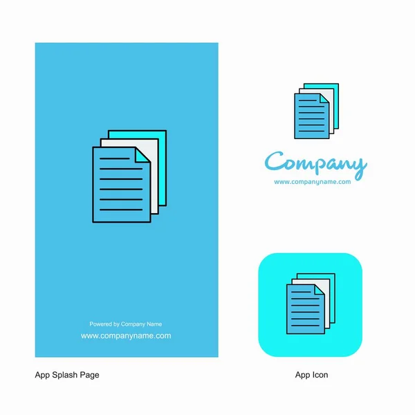 Printer Company Logo App Icon Splash Page Design Creative Business — Stock Vector