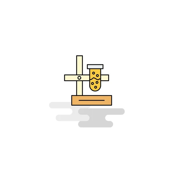 Flat Science Lab Icon Vector — Stock Vector