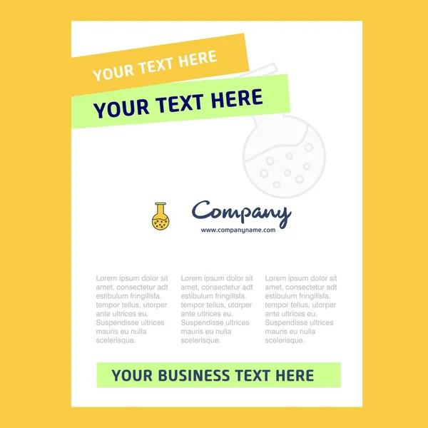 Title Page Design for Company profile, annual report, presentations, leaflet. Brochure Vector Background