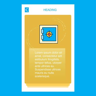 Soyunma mobil dikey banner tasarım tasarımı. Vektör