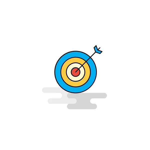 Flat Dart Icon Vector — Stock Vector