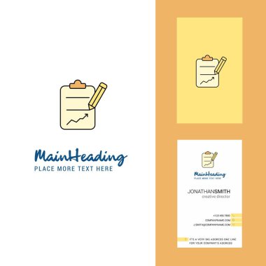 Pano Logo yaratıcı ve kartvizit. dikey tasarlamak vektör