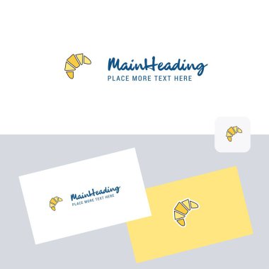 Kartvizit şablonuyla topuz vektör logo. Zarif kurumsal kimlik. -Vektör