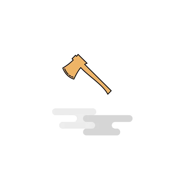 Flat Axe Icon Vector — Stock Vector