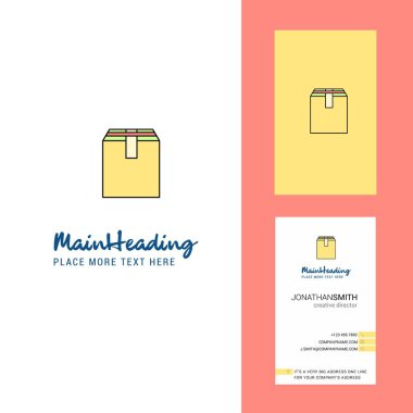 Veritabanı yaratıcı Logo ve kartvizit. dikey tasarlamak vektör