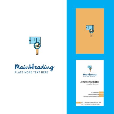 Akıllı telefon yaratıcı Logo aramada ve kartvizit. dikey tasarlamak vektör