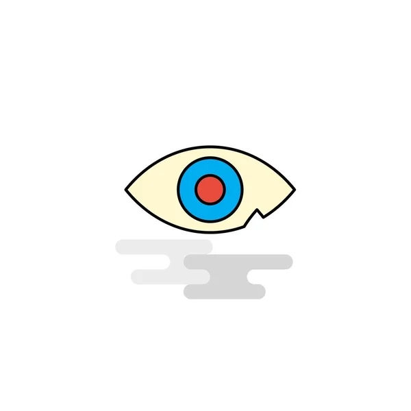 Flache Augen Vektor — Stockvektor