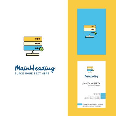 Yönetim Kurulu yaratıcı Logo ve kartvizit. dikey tasarlamak vektör