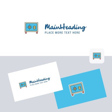 Kartvizit şablonuyla soyunma vektör logo. Zarif kurumsal kimlik. -Vektör